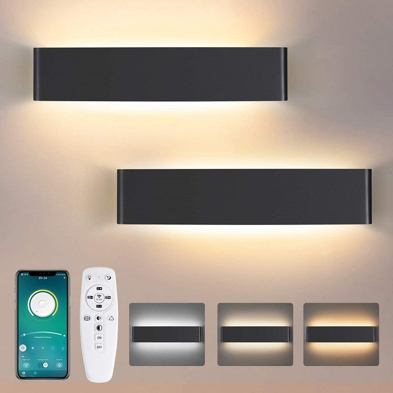 Linear Aluminium Wall Light 40cm