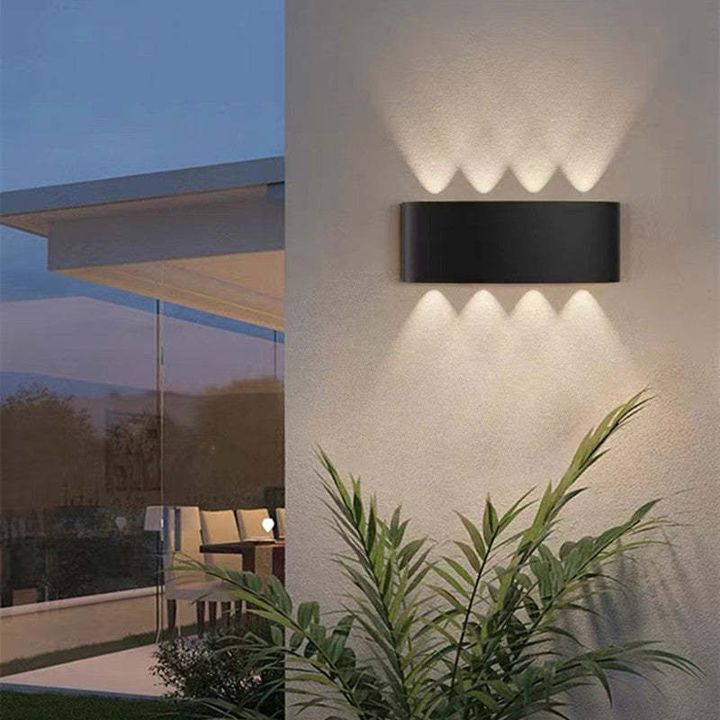 Ovik Rectangular LED Outdoor Wall Light