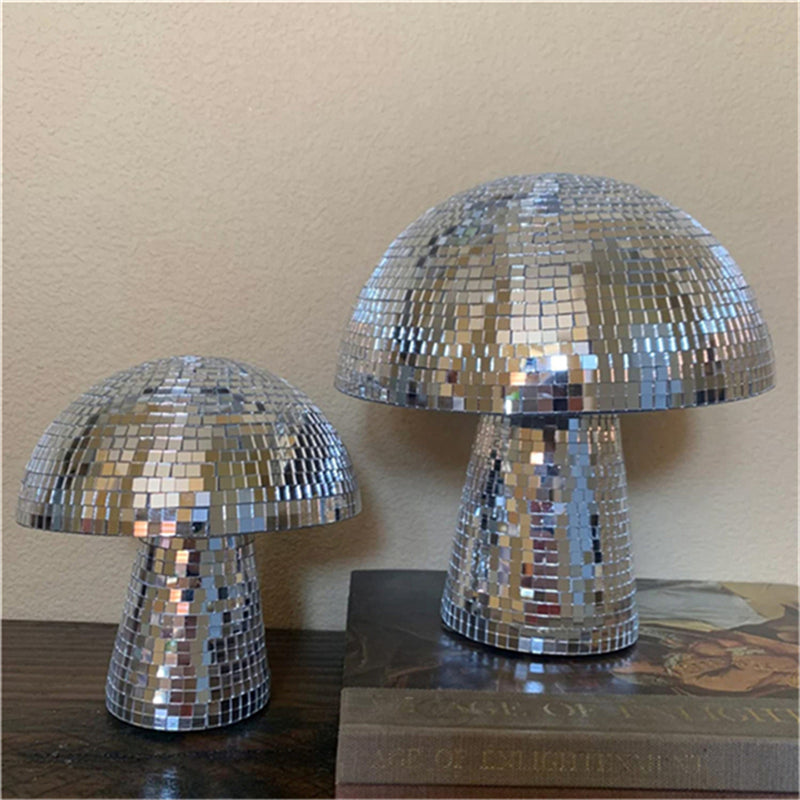 Mushroom Disco Ball Ornament