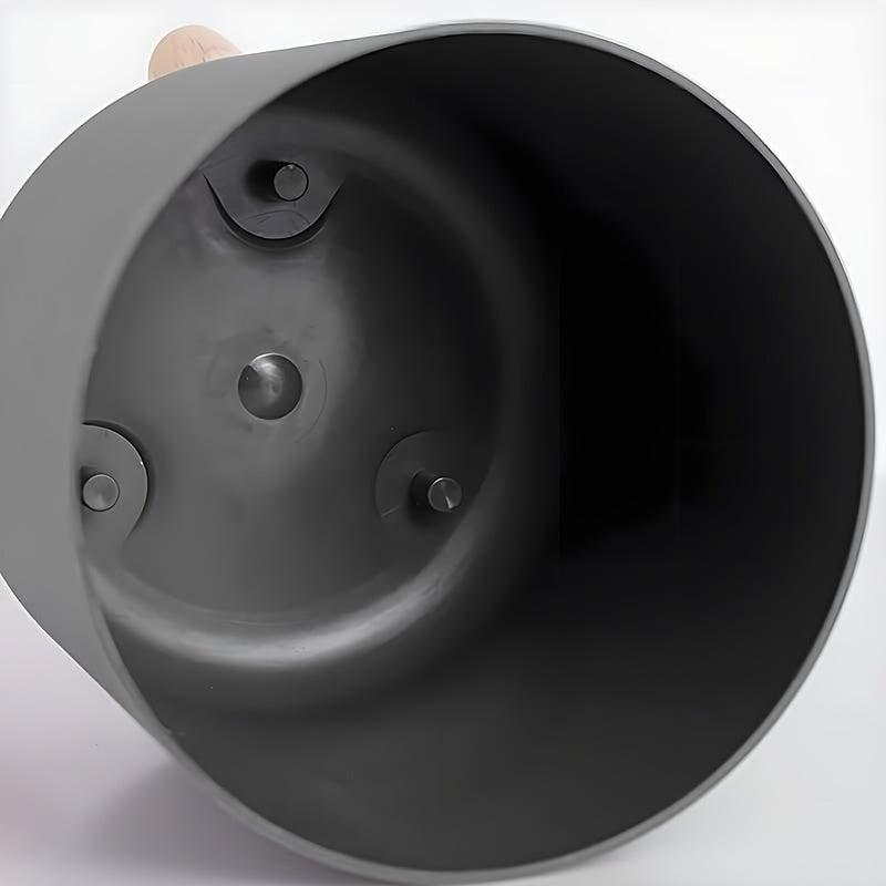 Round Planter with Wooden Legs