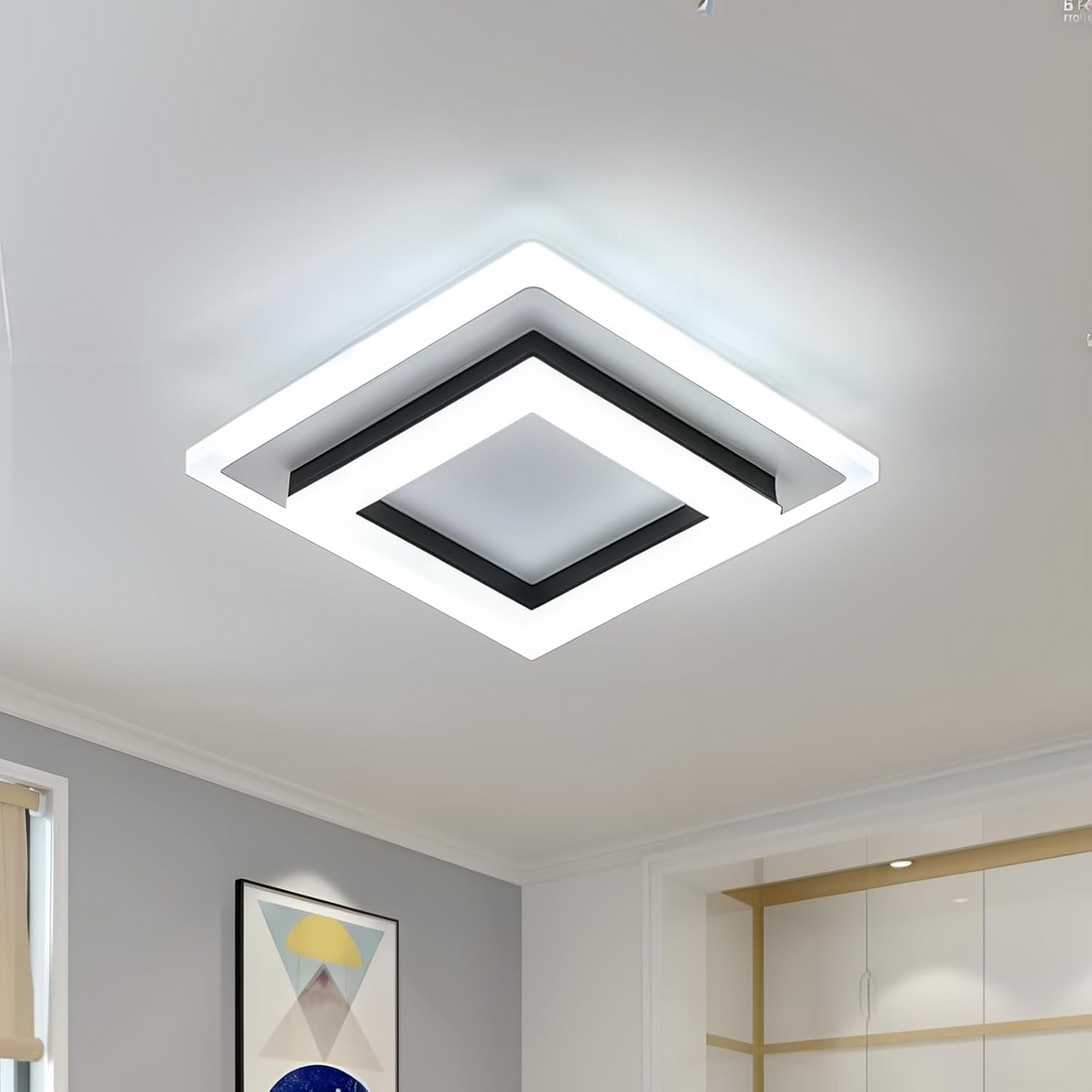 Square LED Ceiling Light 20cm