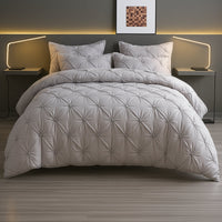 Pinch Pleat Duvet Cover Set