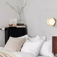 Disc Glass LED Wall Sconce 14cm