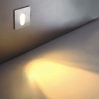 Compact Aluminium Wall Light 8cm