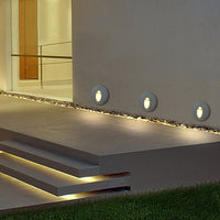 Compact Aluminium Wall Light 8cm