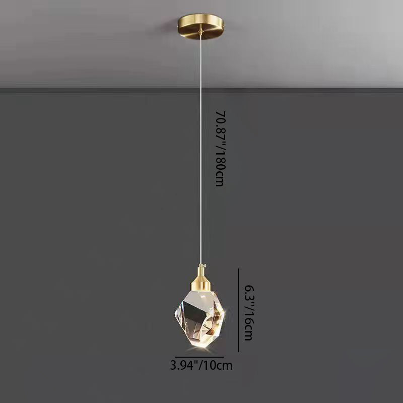 Crystal Cube Pendant Light