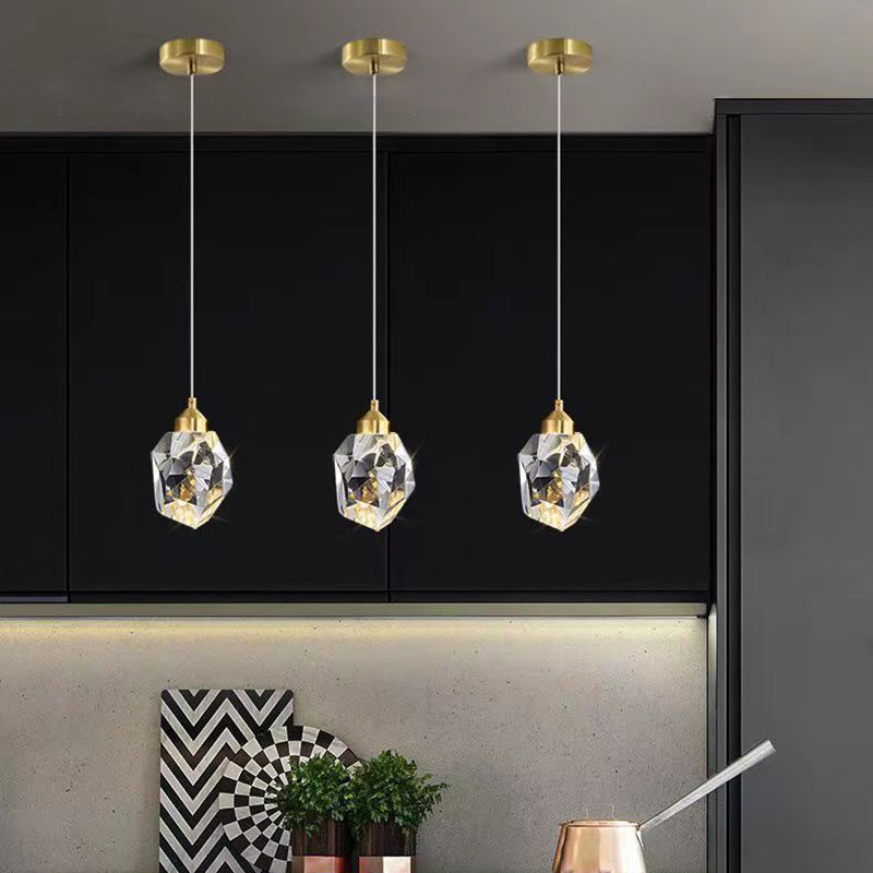 Crystal Cube Pendant Light