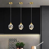Crystal Cube Pendant Light
