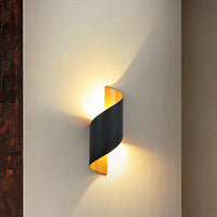 Spiral LED Wall Light 28cm
