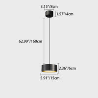 Iron Disc Pendant Light 15cm
