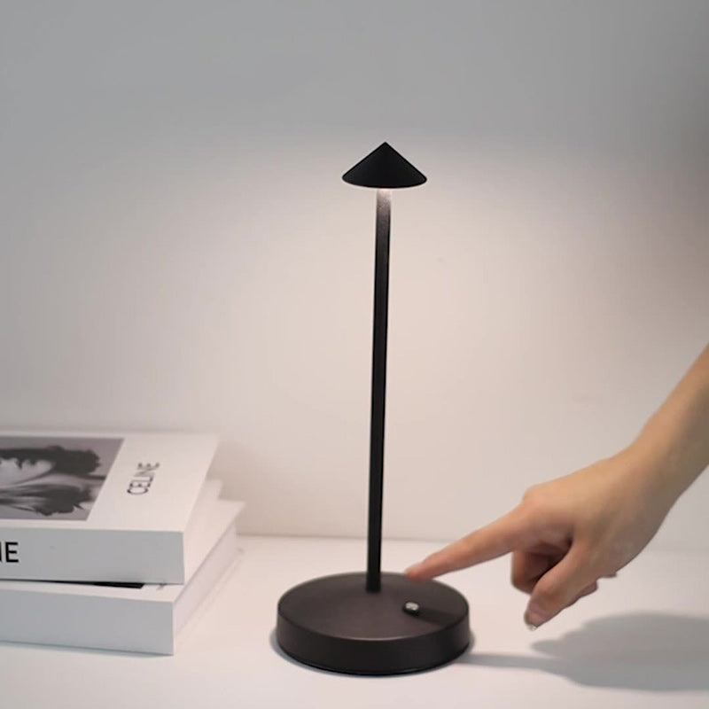Acrylic Cone LED Table Lamp