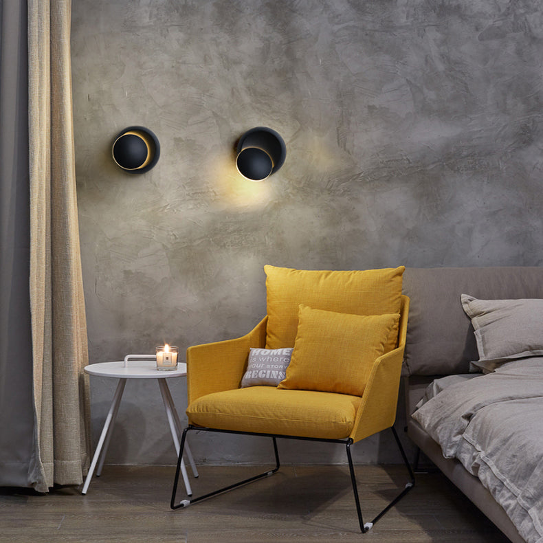 Rotating Disc Wall Light 14cm
