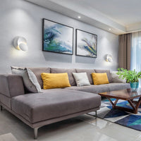 Rotating Disc Wall Light 14cm