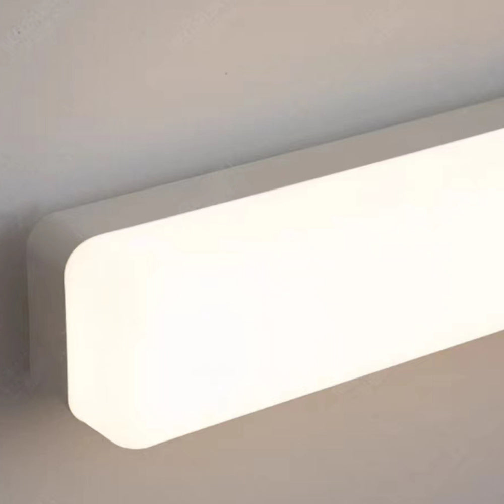Kylo LED Vanity Bar Wall Light - close-up of illuminated end cap