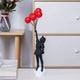 Balloon Girl Street Art Statue