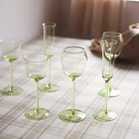 Faceted Borosilicate Wine Glass 280ml