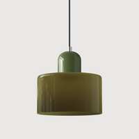 Bauhaus Colour Block Glass Pendant