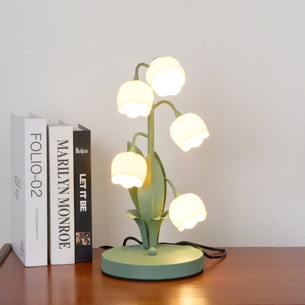 Bell Orchid Sculptural Table Lamp
