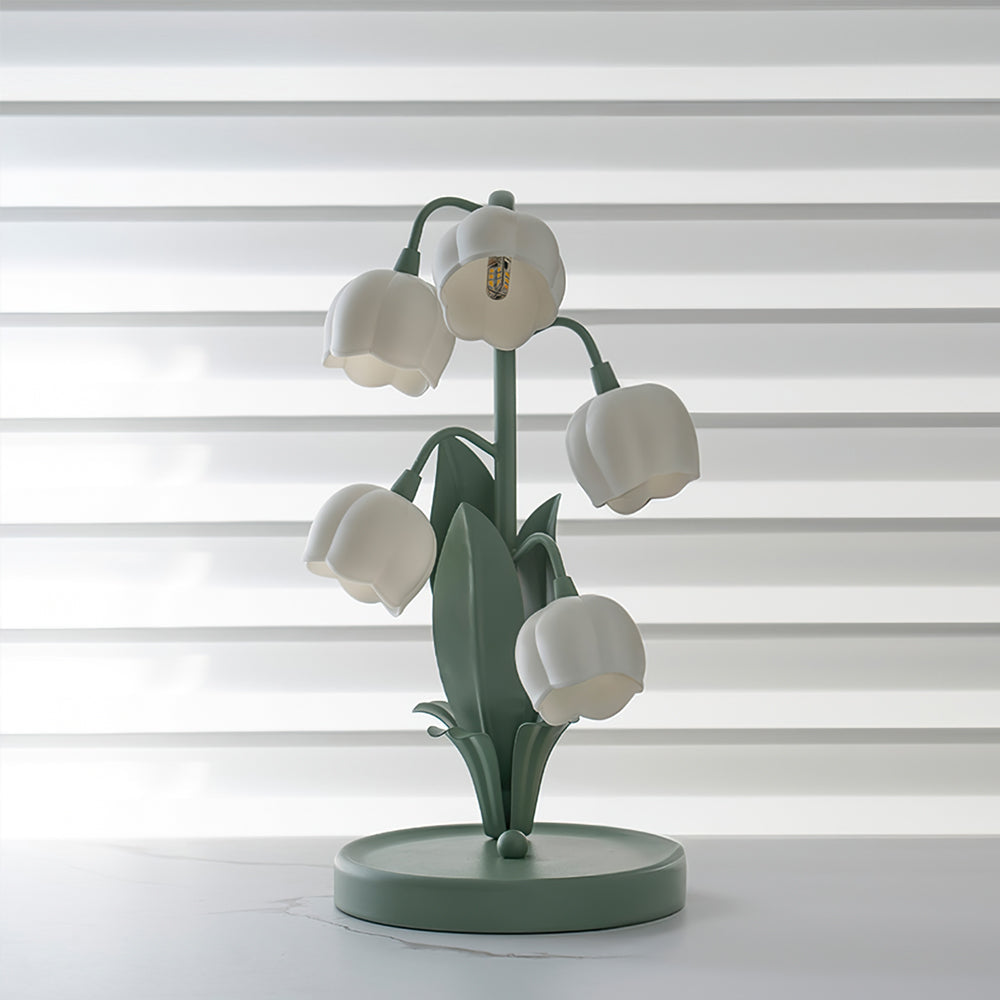 Bell Orchid Sculptural Table Lamp