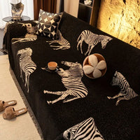 Zebra Stripe Sofa Cover