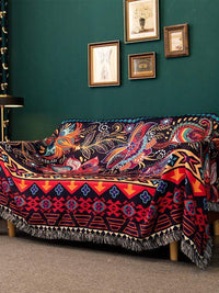 Bohemia Fringed Sofa Throw
