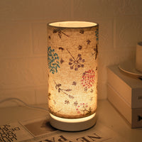 Botanical Floral Fabric Table Lamp