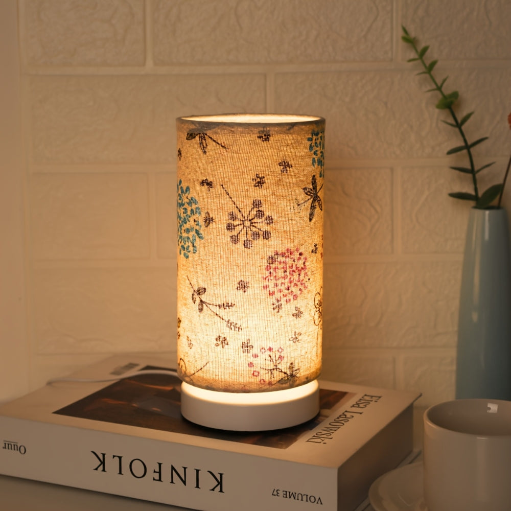 Botanical Floral Fabric Table Lamp