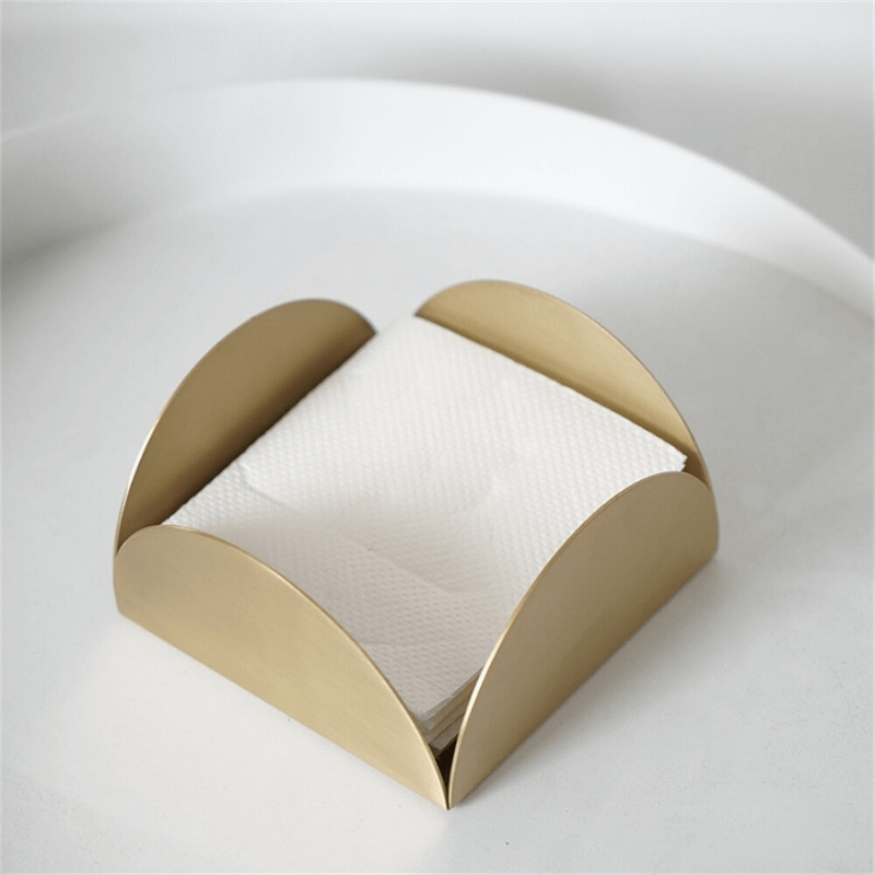 Brass Finish Tissue Box
