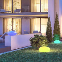 Solar Cobblestone Garden Light