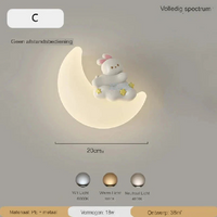 Moon Nursery Wall Light 20cm