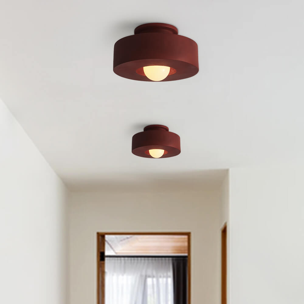 Cylinder Drum Ceiling Light 30cm