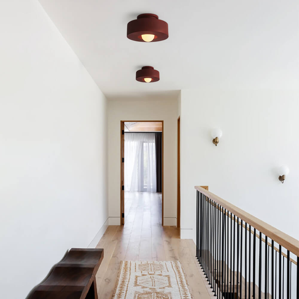 Cylinder Drum Ceiling Light 30cm