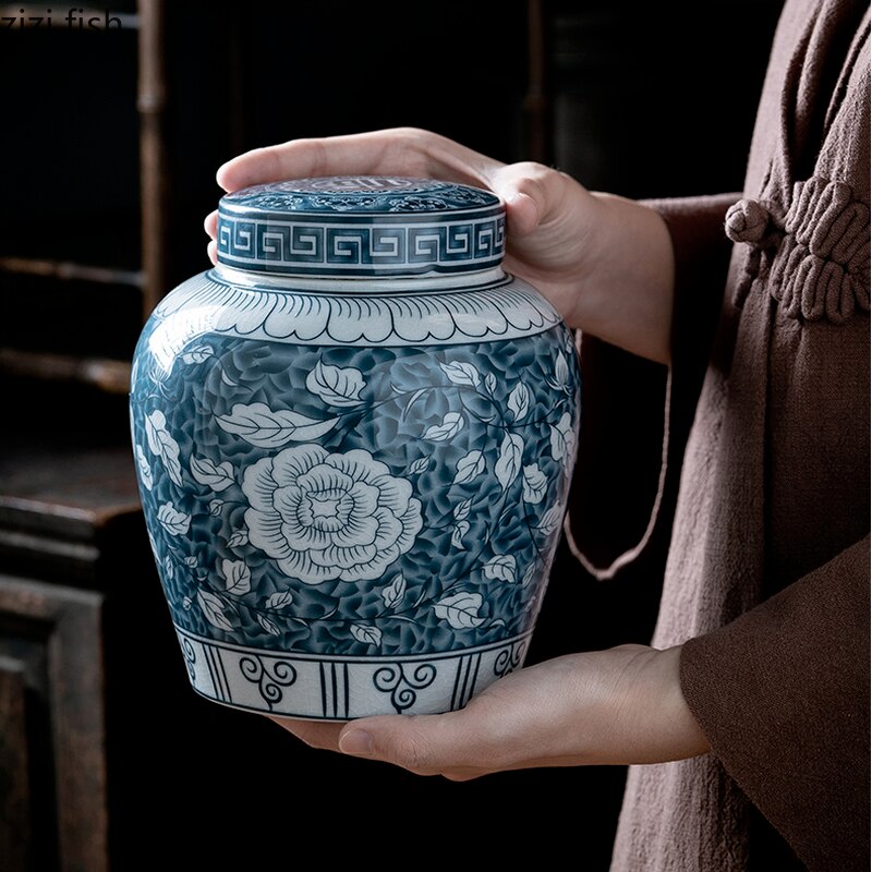 Ceramic Airtight Tea Caddy