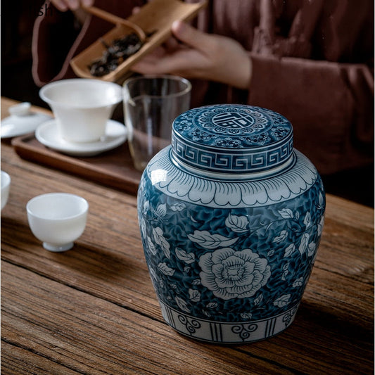 Ceramic Airtight Tea Caddy