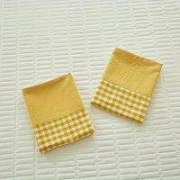 Gingham Microfibre Pillowcase 48x74cm