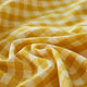 Gingham Microfibre Pillowcase 48x74cm