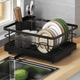 Compact Steel Dish Drying Rack