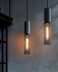 Concrete Pendant Light, Six Forms