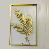 Gold Leaf Metal Wall Art