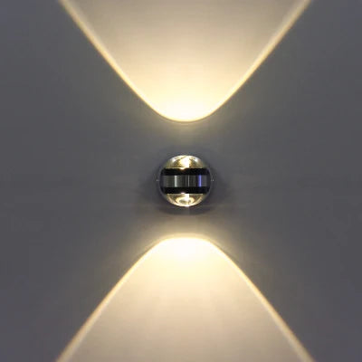 Crystal Facet LED Wall Light