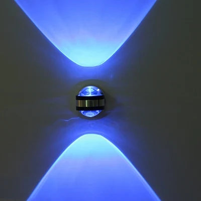 Crystal Facet LED Wall Light