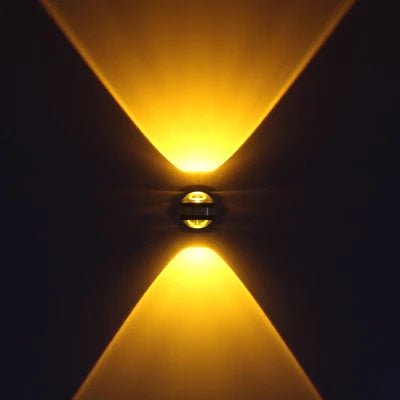 Crystal Facet LED Wall Light