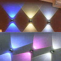 Crystal Facet LED Wall Light