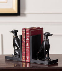 Guard Dog Resin Bookend Set