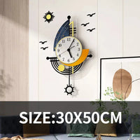 Sailboat Horizon Wall Clock