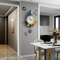 Sailboat Horizon Wall Clock