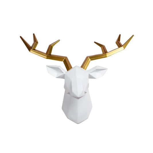 Deer Head Wall Sculpture Hook
