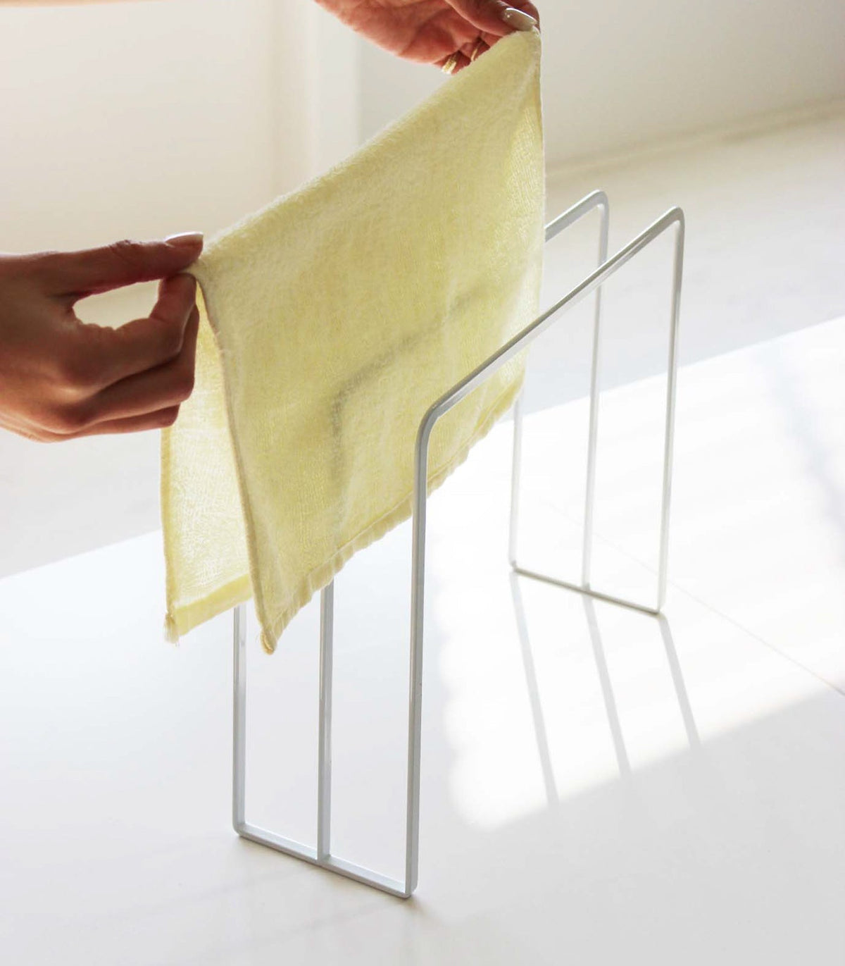Steel Dish Towel Stand