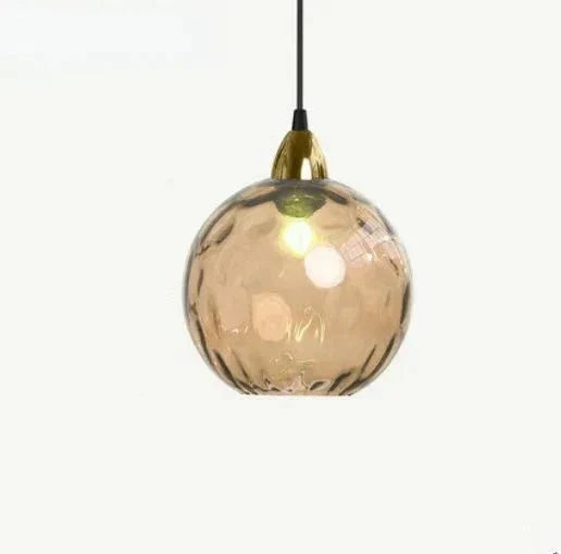 Glass Ball Pendant Light 20cm