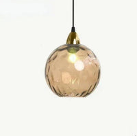 Glass Ball Pendant Light 20cm